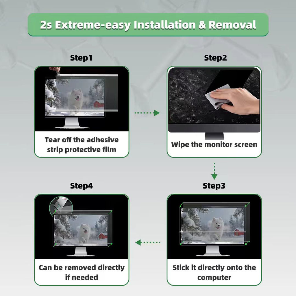 Standard Privacy Screen Filter: Nano-Suction Bezel Version