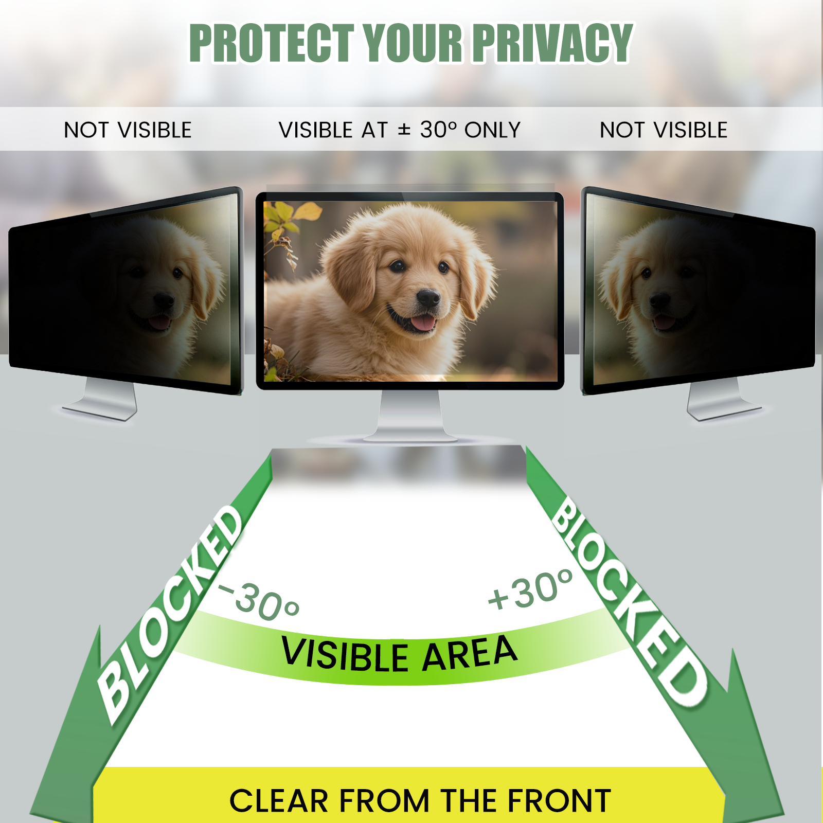Privacy Screen Hanger Assembly Clips
