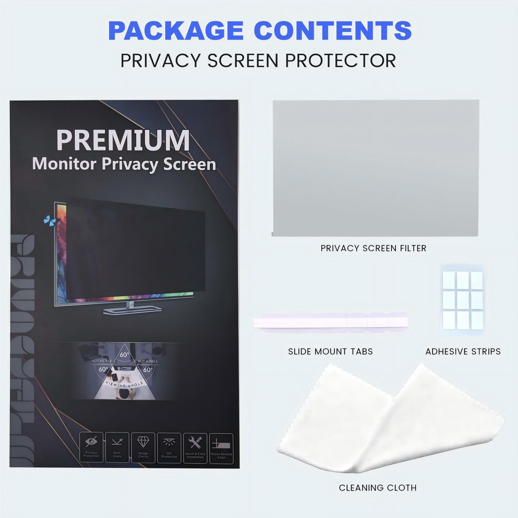 Standard Stickers Privacy Screen Filter/Film for Monitor